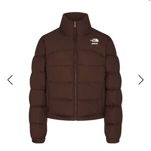 Skims x Northface Puffer Jacket Cocoa